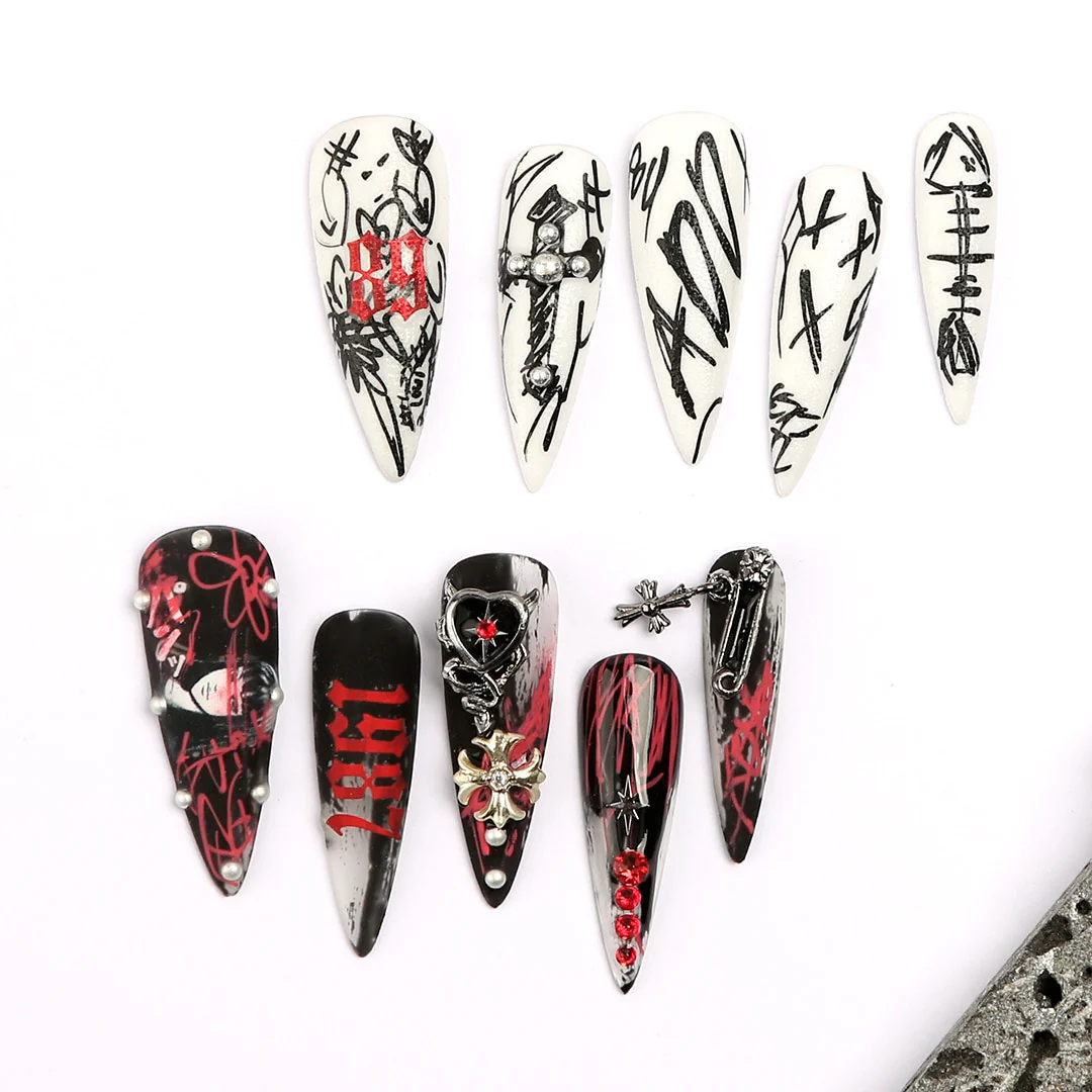 Jello Jello Premium Nail Drawing Artist Pens (Pack Of 14) - Image 7
