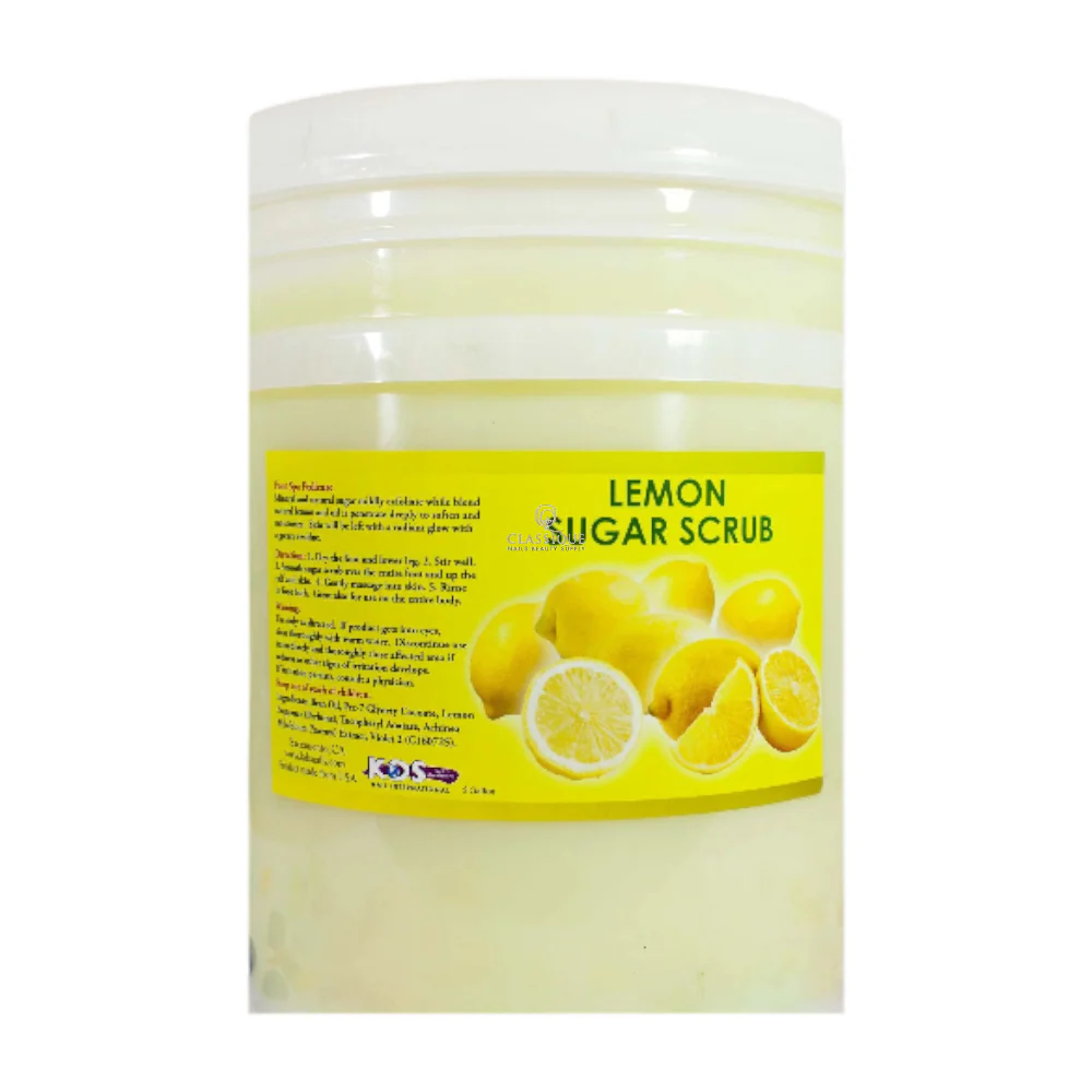 KDS Sugar Scrub 5Gal Bucket - Lemon