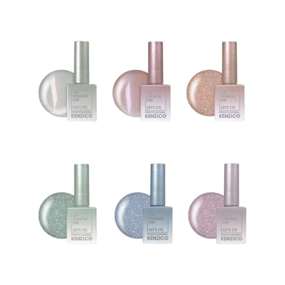 Kenzico Cat Eye Gel Polish - Flash Glow Collection #SCE107-112 (6Pcs)
