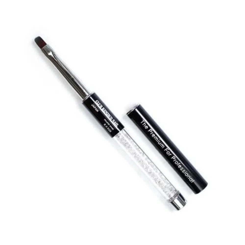 Kenzico Gel Brush - Round Oval W/ Crystal Handle #508