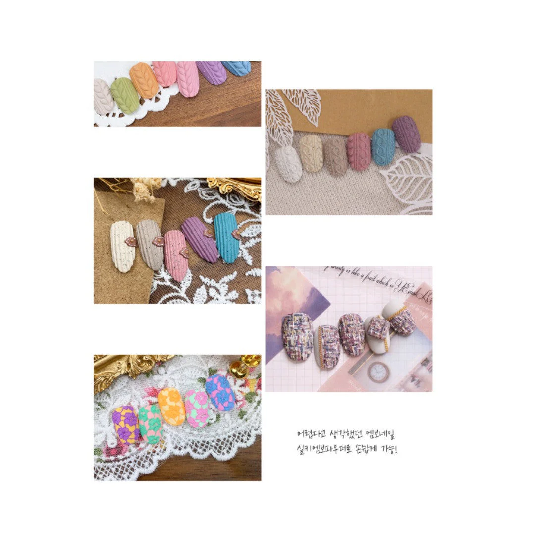 Kenzico Nail Art Effect - Silky Embo Powder 30G - Image 2