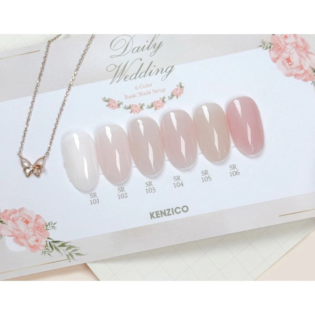 Kenzico Syrup Gel Polish #SR101-106 Daily Wedding Collection - Image 2