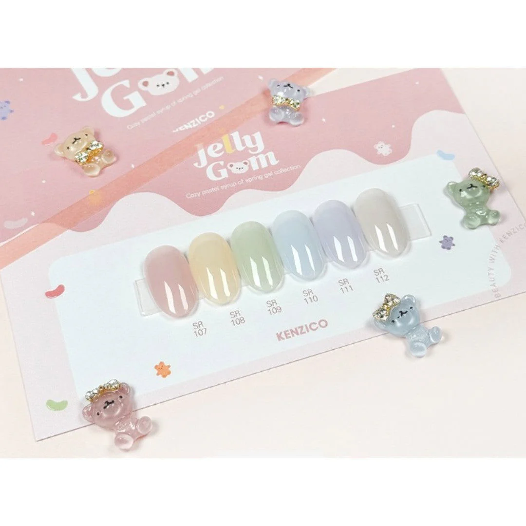 Kenzico Syrup Gel Polish #SR107-112 Jelly Gom Collection - Image 4