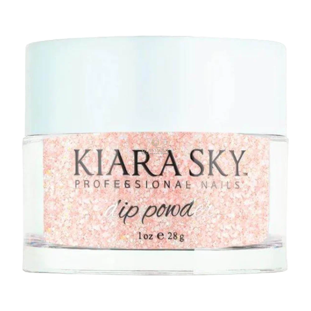 Kiara Sky Dipping Powder 1Oz - Pinking Of Sparkle #D496
