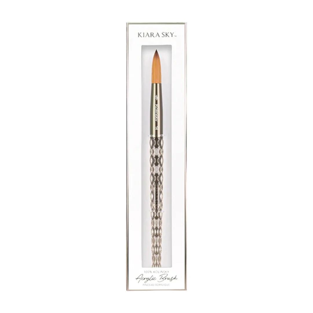 Kiara Sky Acrylic Brush - Kolinsky Clear