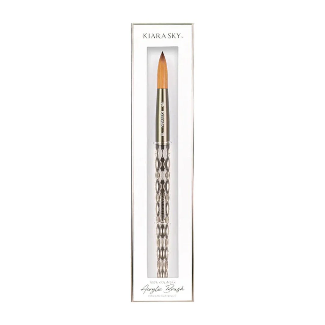 Kiara Sky Acrylic Brush - Kolinsky Clear - Image 10