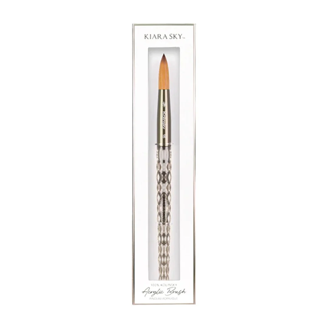 Kiara Sky Acrylic Brush - Kolinsky Clear - Image 2