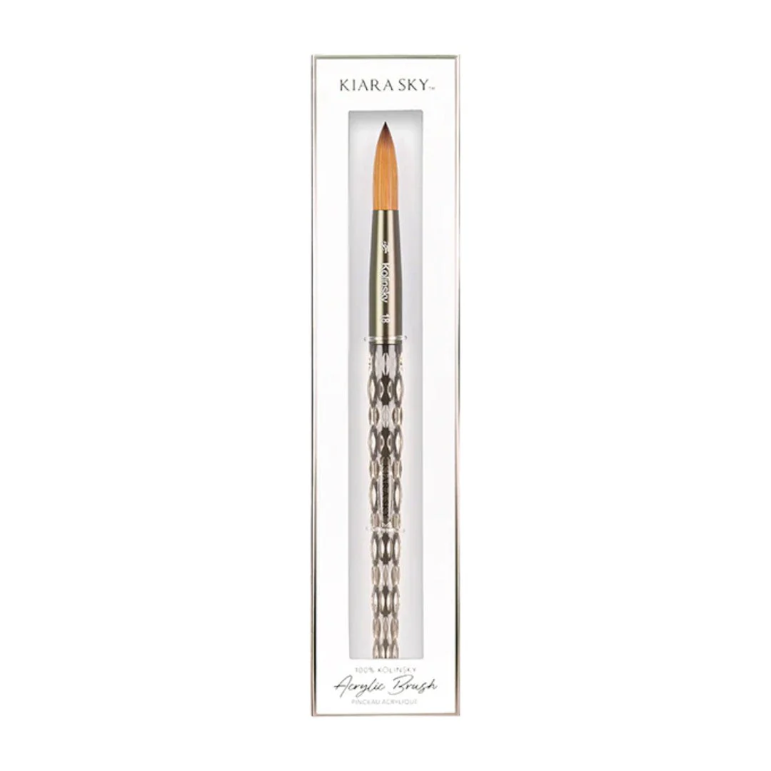 Kiara Sky Acrylic Brush - Kolinsky Clear - Image 3