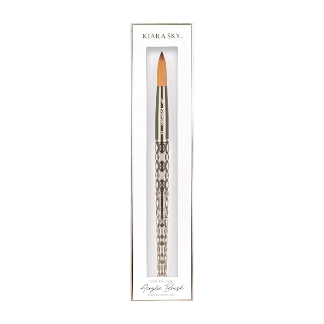 Kiara Sky Acrylic Brush - Kolinsky Clear - Image 4