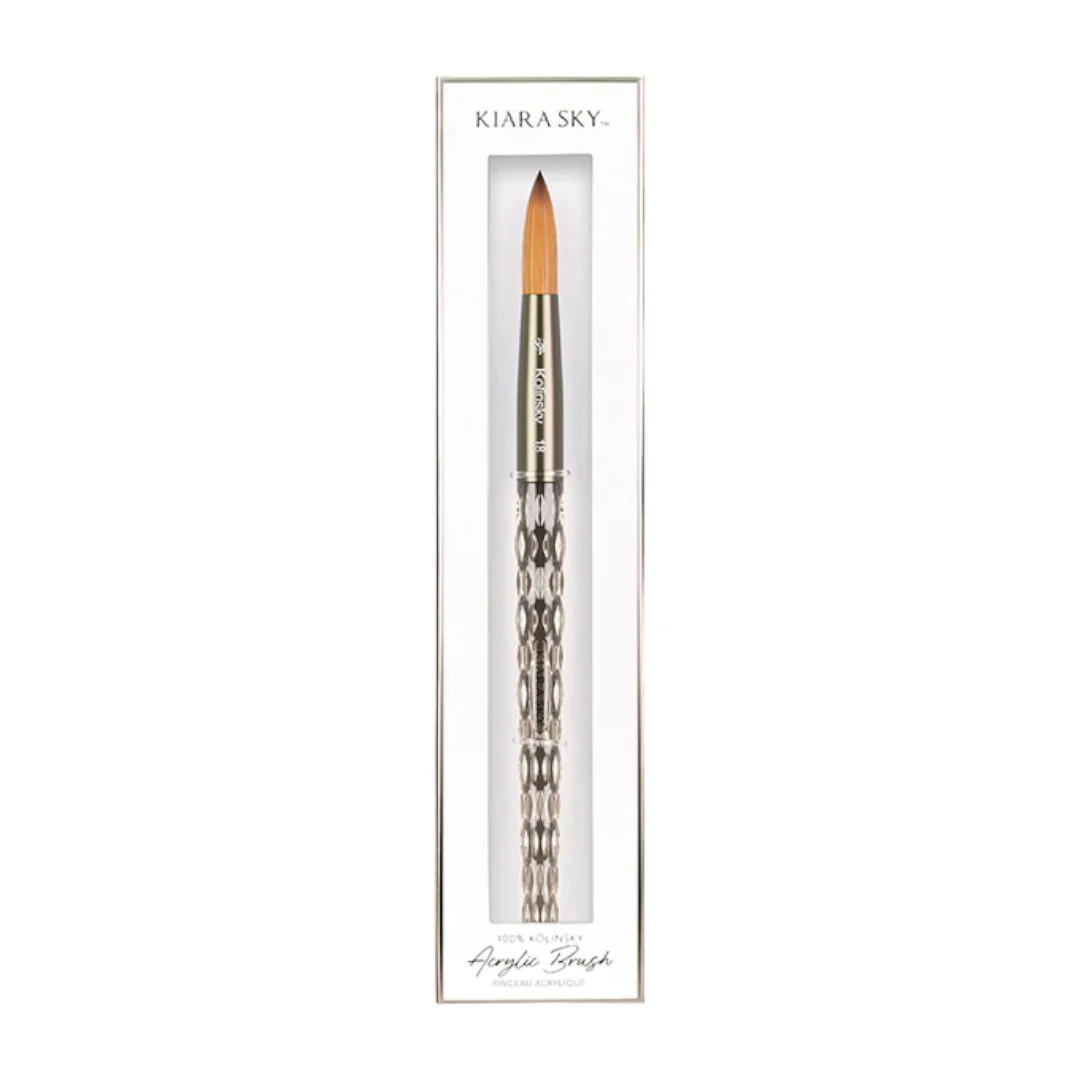 Kiara Sky Acrylic Brush - Kolinsky Clear - Image 6