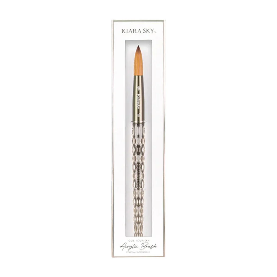 Kiara Sky Acrylic Brush - Kolinsky Clear - Image 9