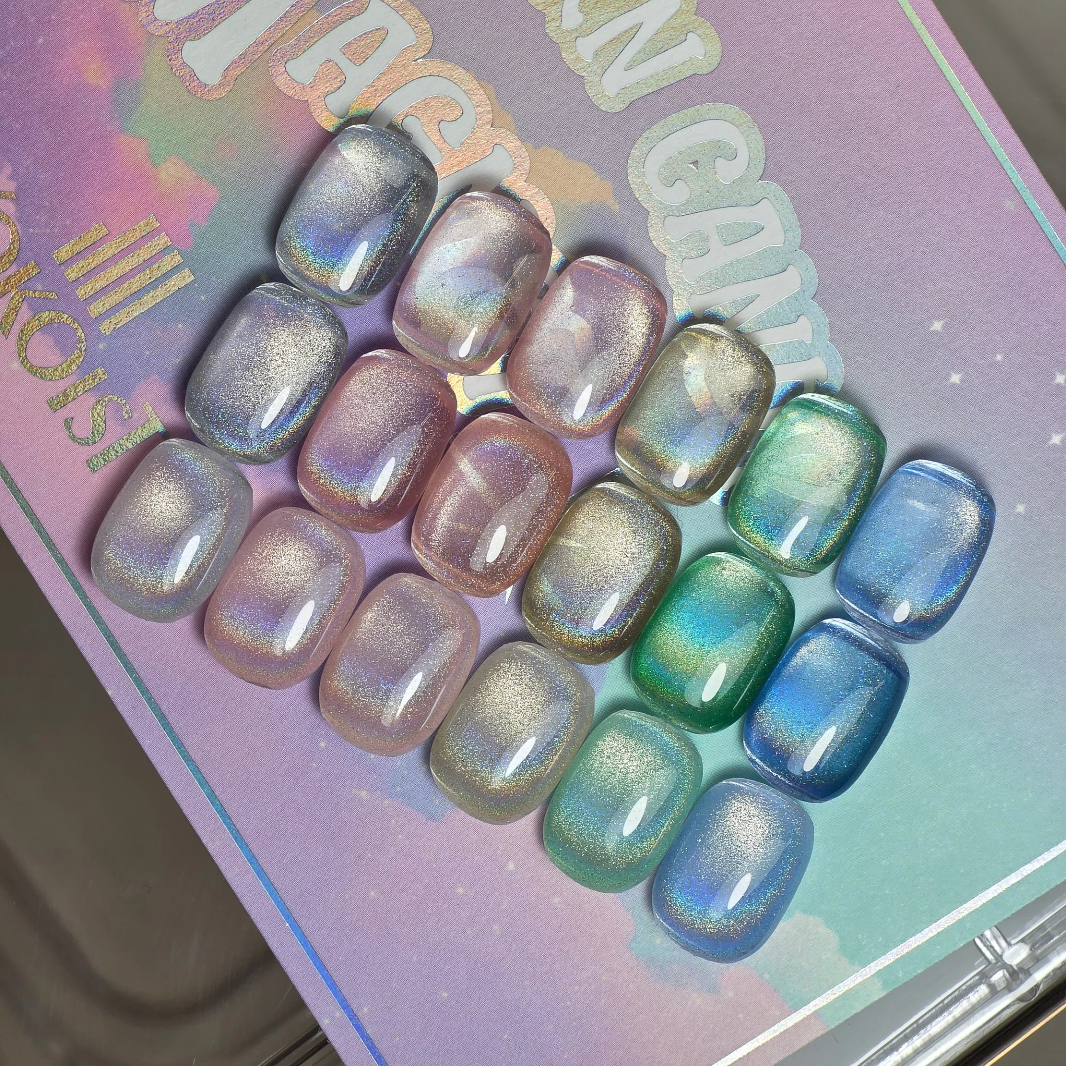 Kokoist Unicorn Candy Magnet Gel - Rainbow Blue #UCM-06 - Image 2