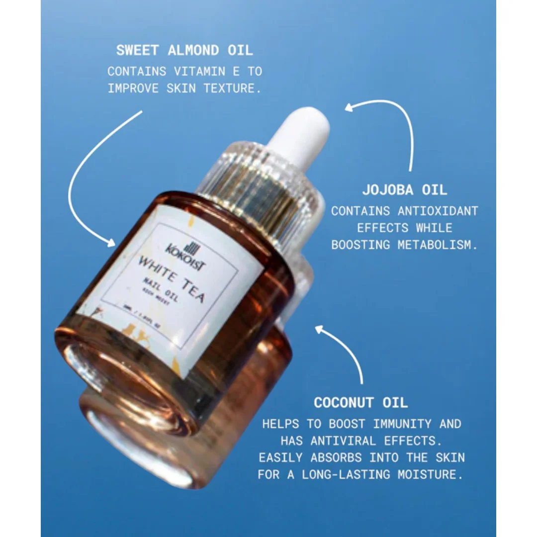 Kokoist Nail Oil - White Tea 30ml - Image 4