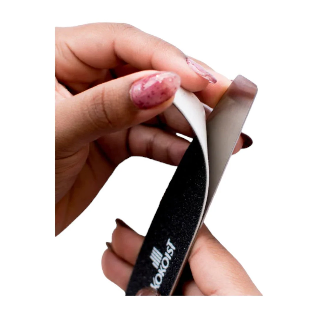 Kokoist Nail Files - Replaceable Half Moon 120 Grits - Black (Pack of 20) - Image 2