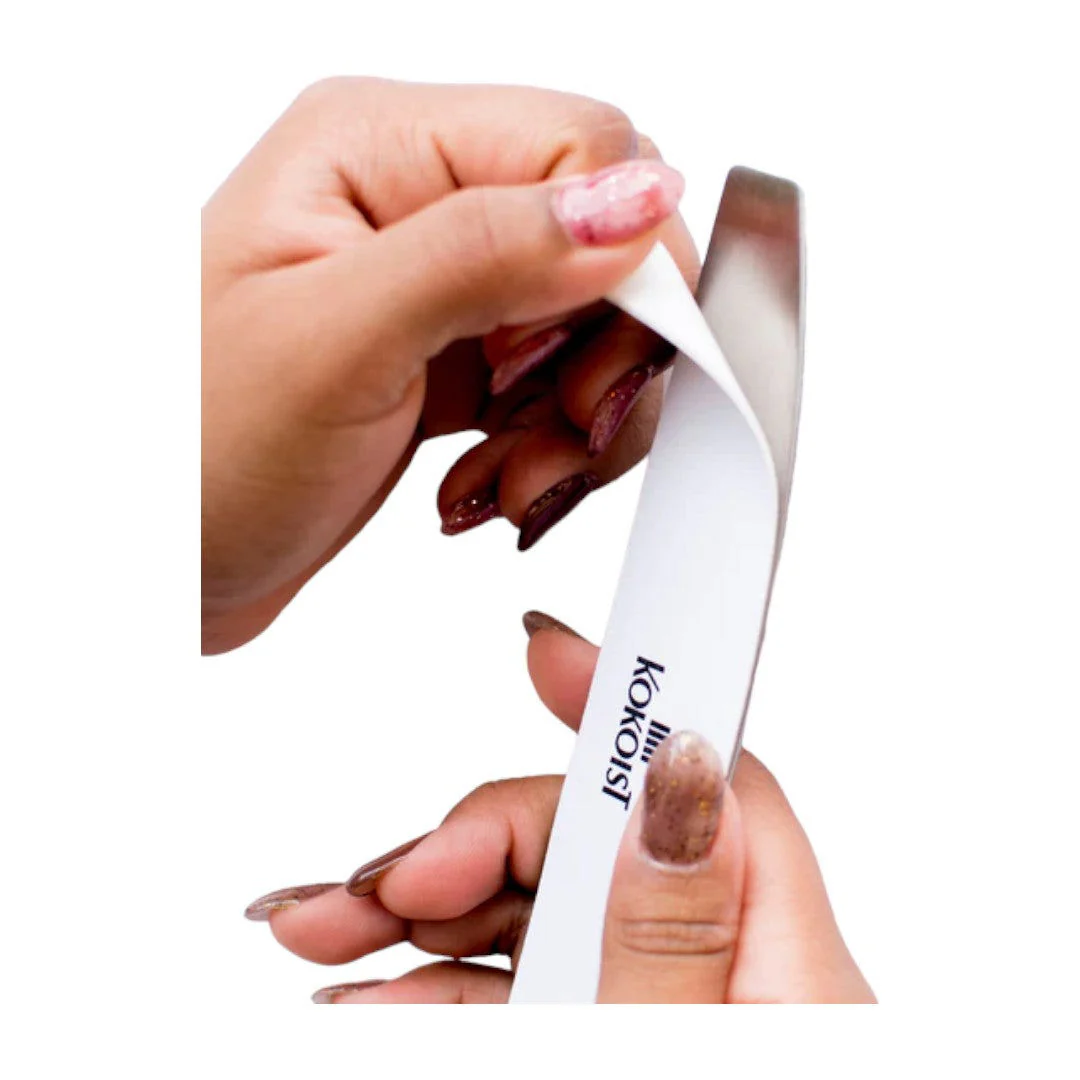 Kokoist Nail Files - Replaceable Half Moon 180 Grit - White (Pack of 20) - Image 2