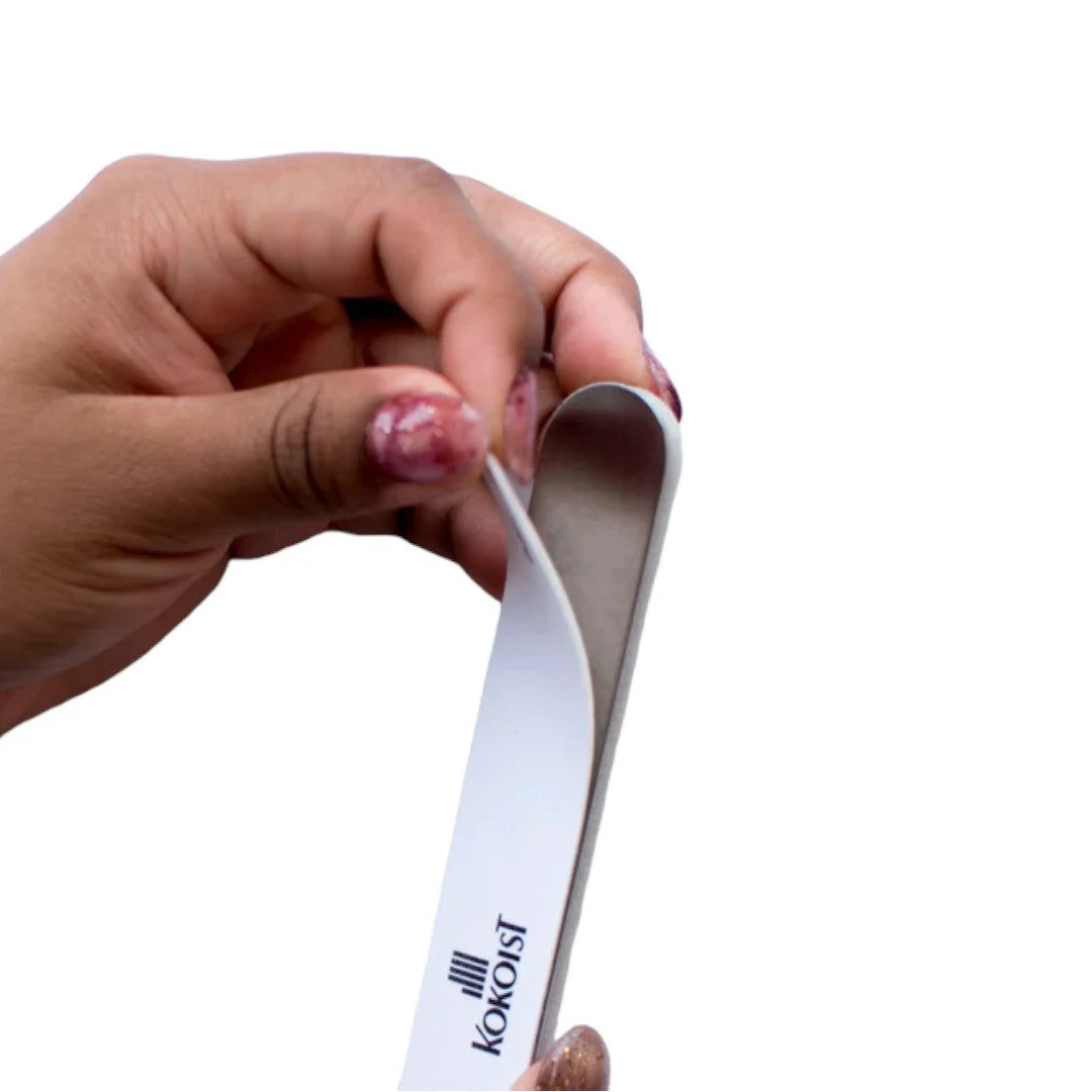 Kokoist Nail Files - Replaceable Straight 220 Grit - White (Pack of 20) - Image 2