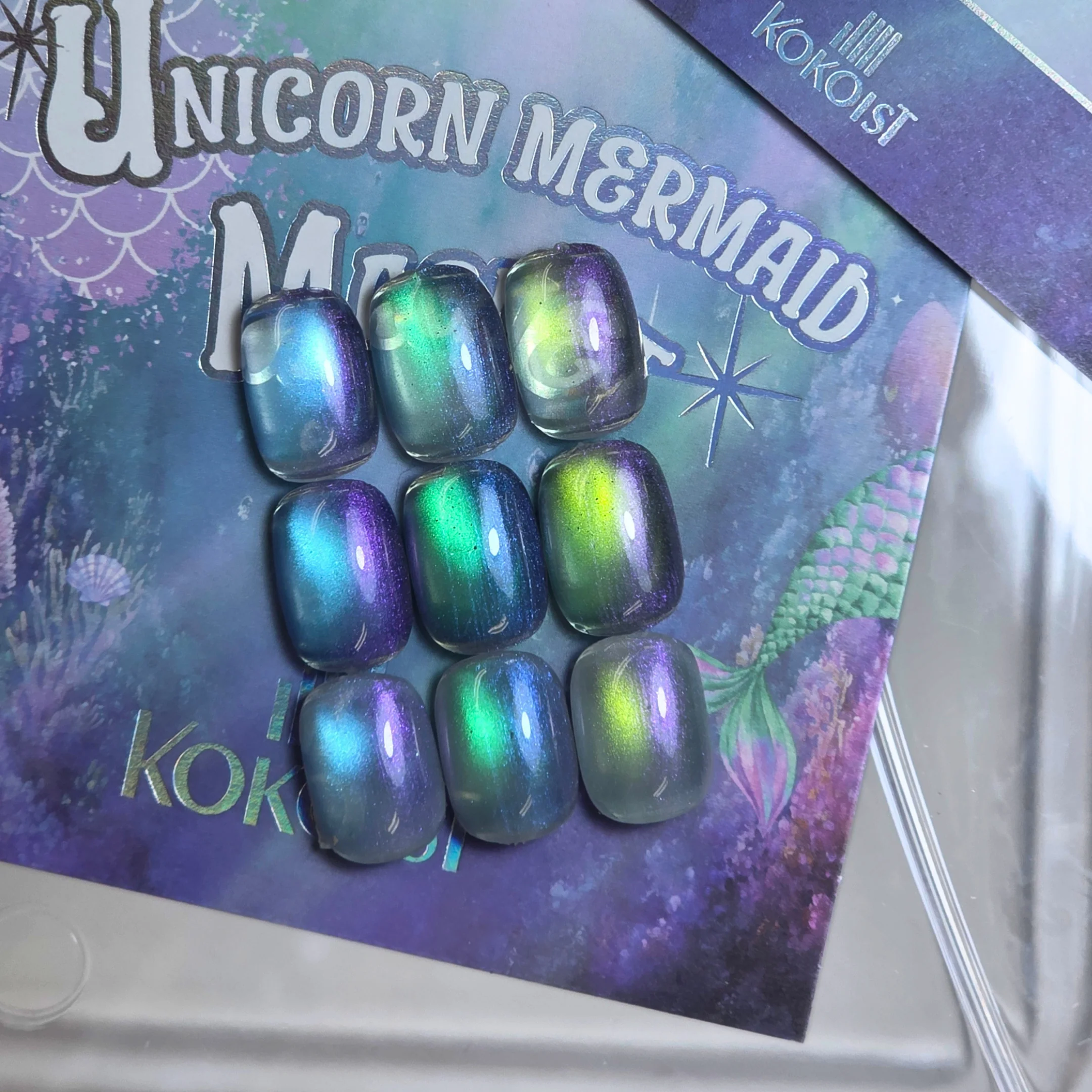 Kokoist Unicorn Mermaid Magnet Gel - Turqouise Lagoon #UMM-02 - Image 2