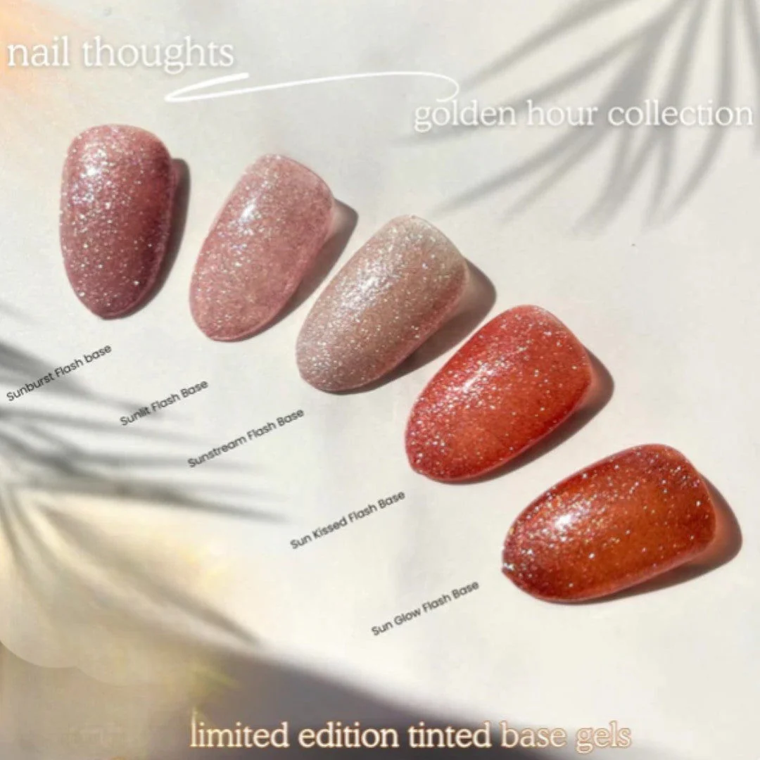 Kokoist X Nail Thoughts Tinted Base Gel - Sunburst Flash Base #NTFB-01 - Image 4