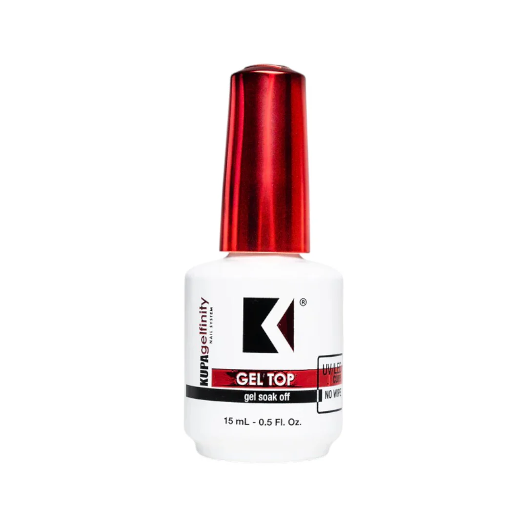 Kupa Gelfinity Soak Off Gel Top Coat - Gloss 0.5Oz