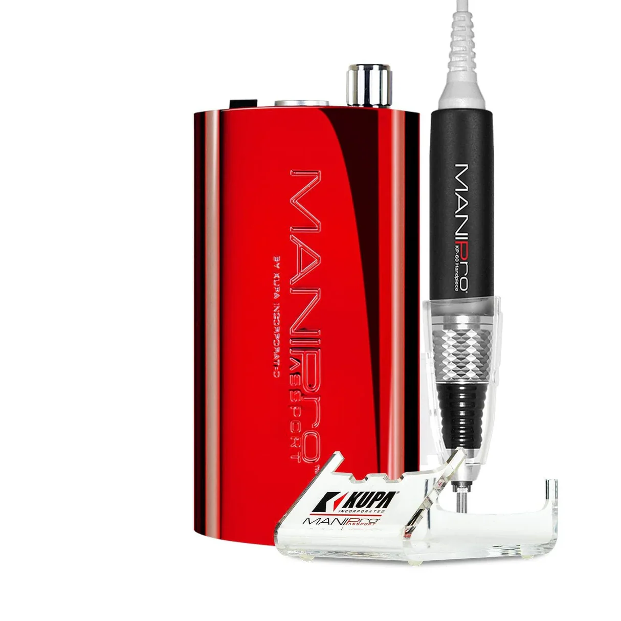 Kupa ManiPro Passport E-File Complete Set w/ KP-65 Handpiece (Cradle Not Included) - Image 9