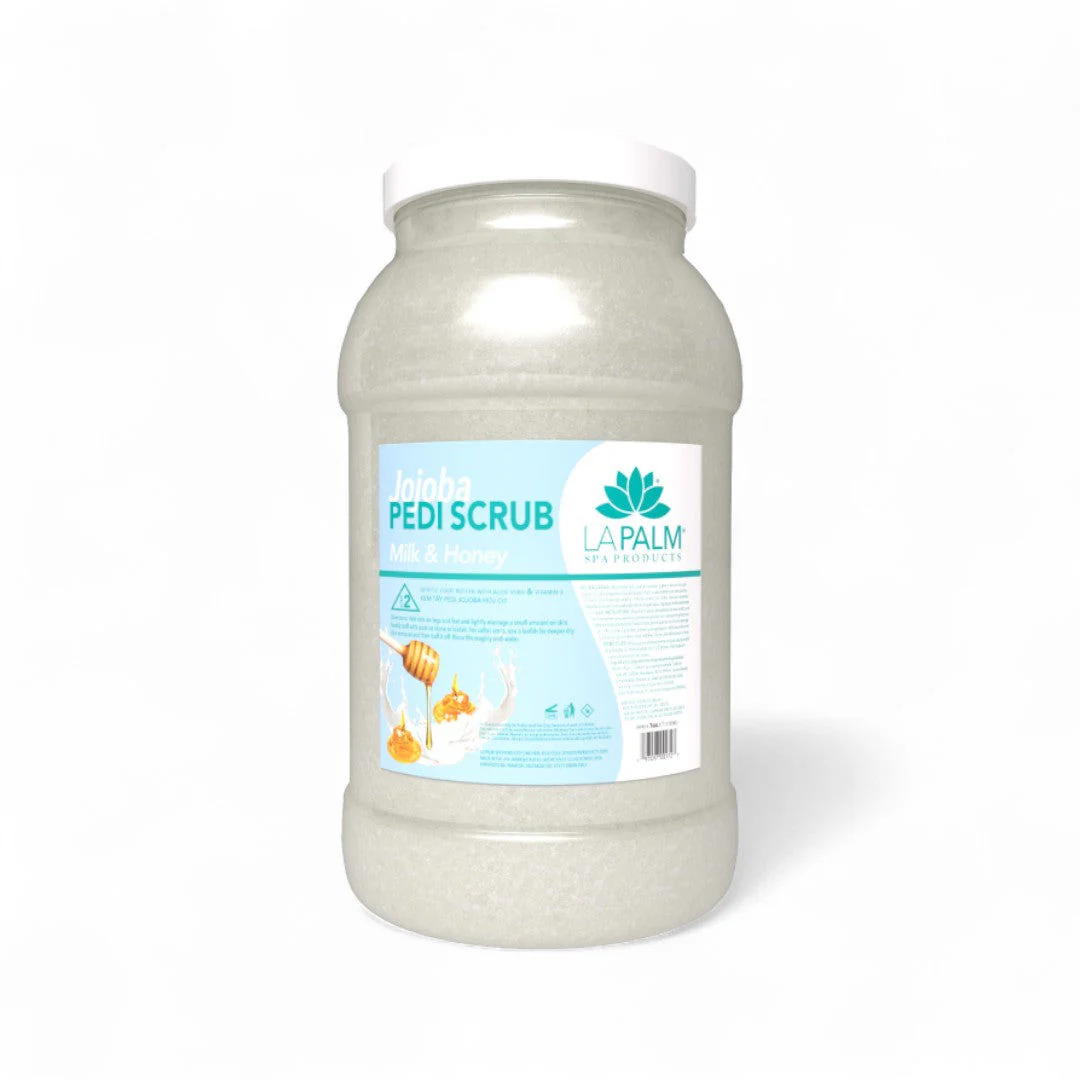 La Palm Pedi Gel Scrub - Milk & Honey 1Gal