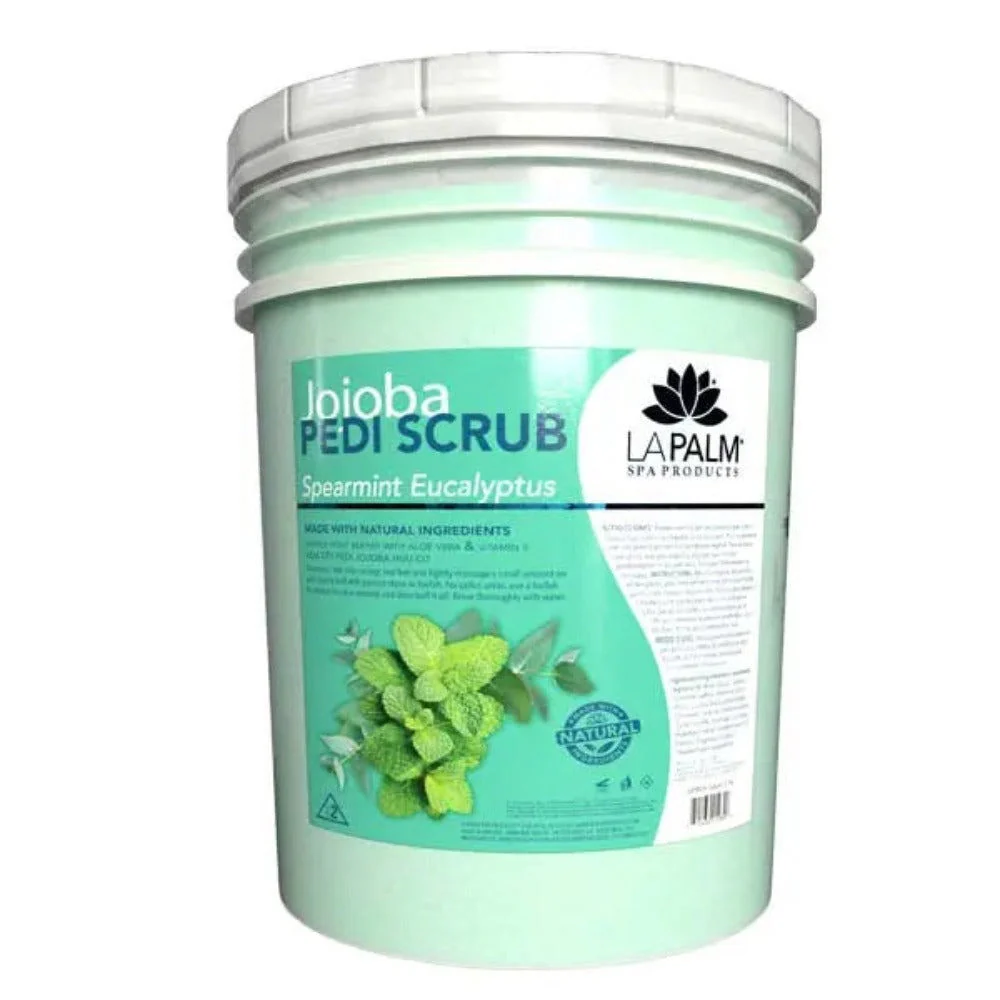 La Palm Pedi Gel Scrub - Spearmint Eucalyptus 5Gal Bucket
