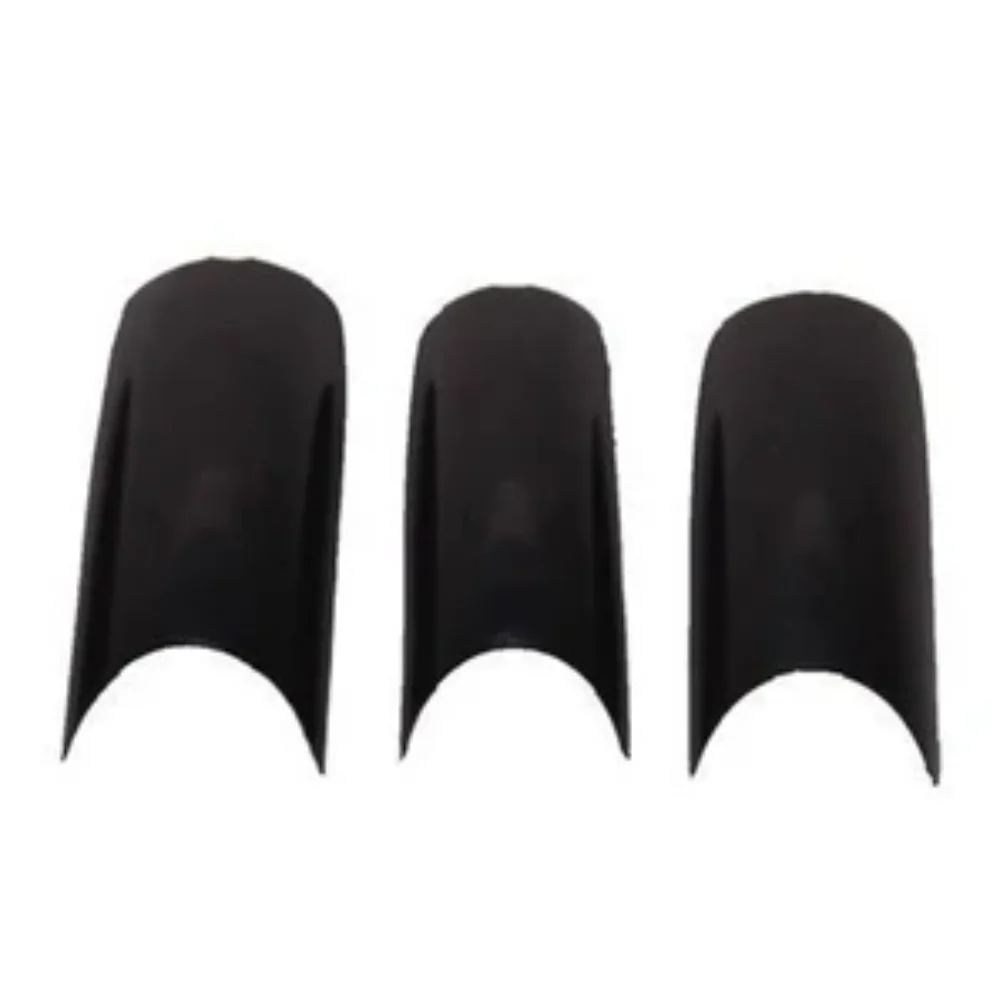 Lamour Nail Tips - Black Size #2 (Bag of 50)