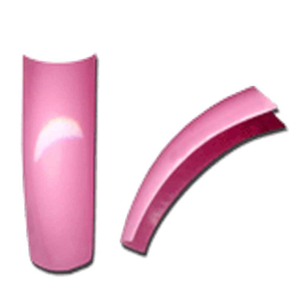 Lamour Nail Tips - Pink Size #9 (Bag of 50)