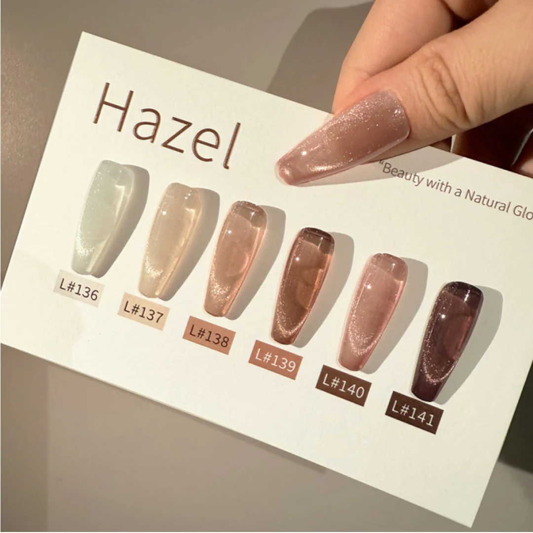 Liuhwa Cat Eye Gel Polish (HEMA-Free) - Hazel #L136 - Image 5