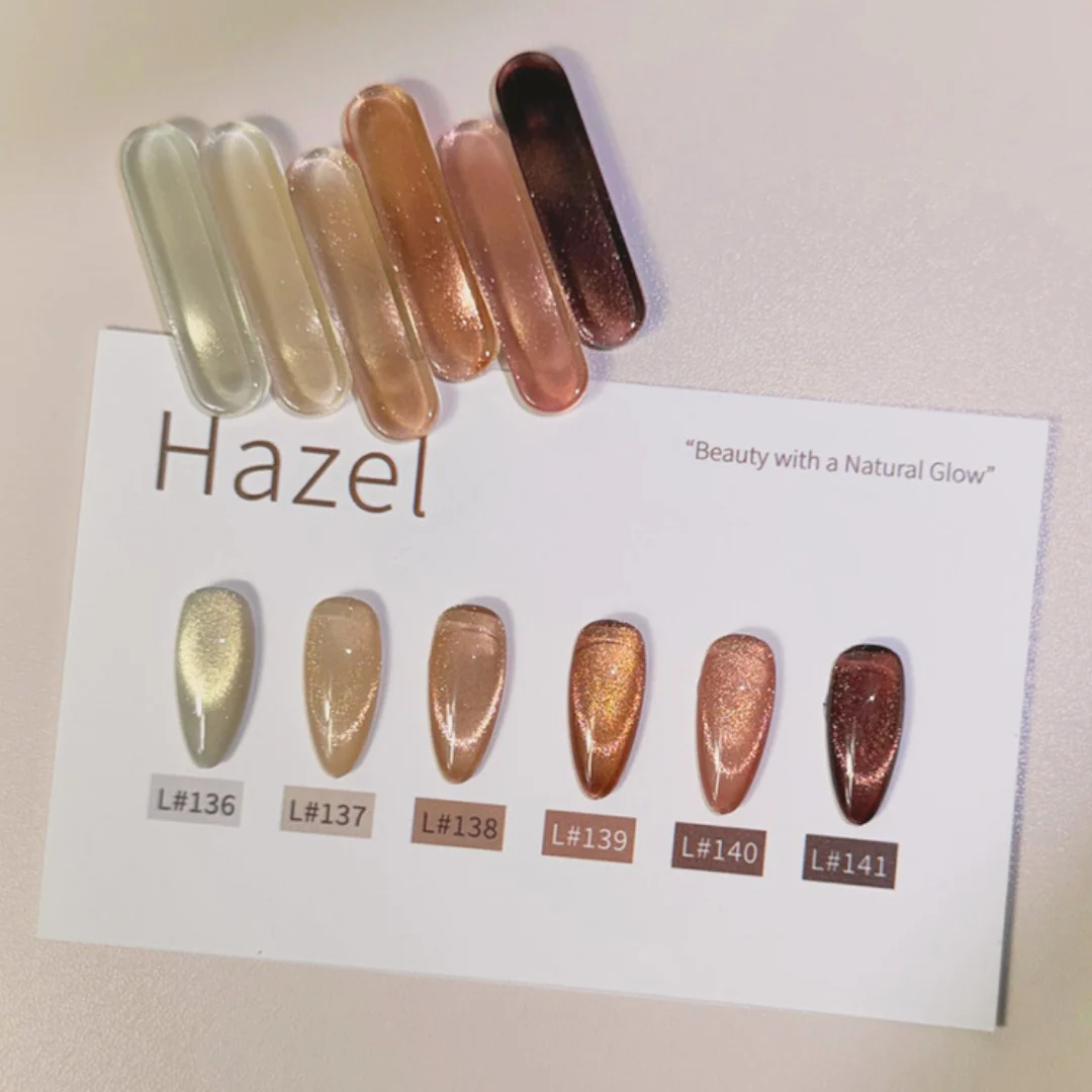 Liuhwa Cat Eye Gel Polish (HEMA-Free) - Hazel #L136 - Image 6