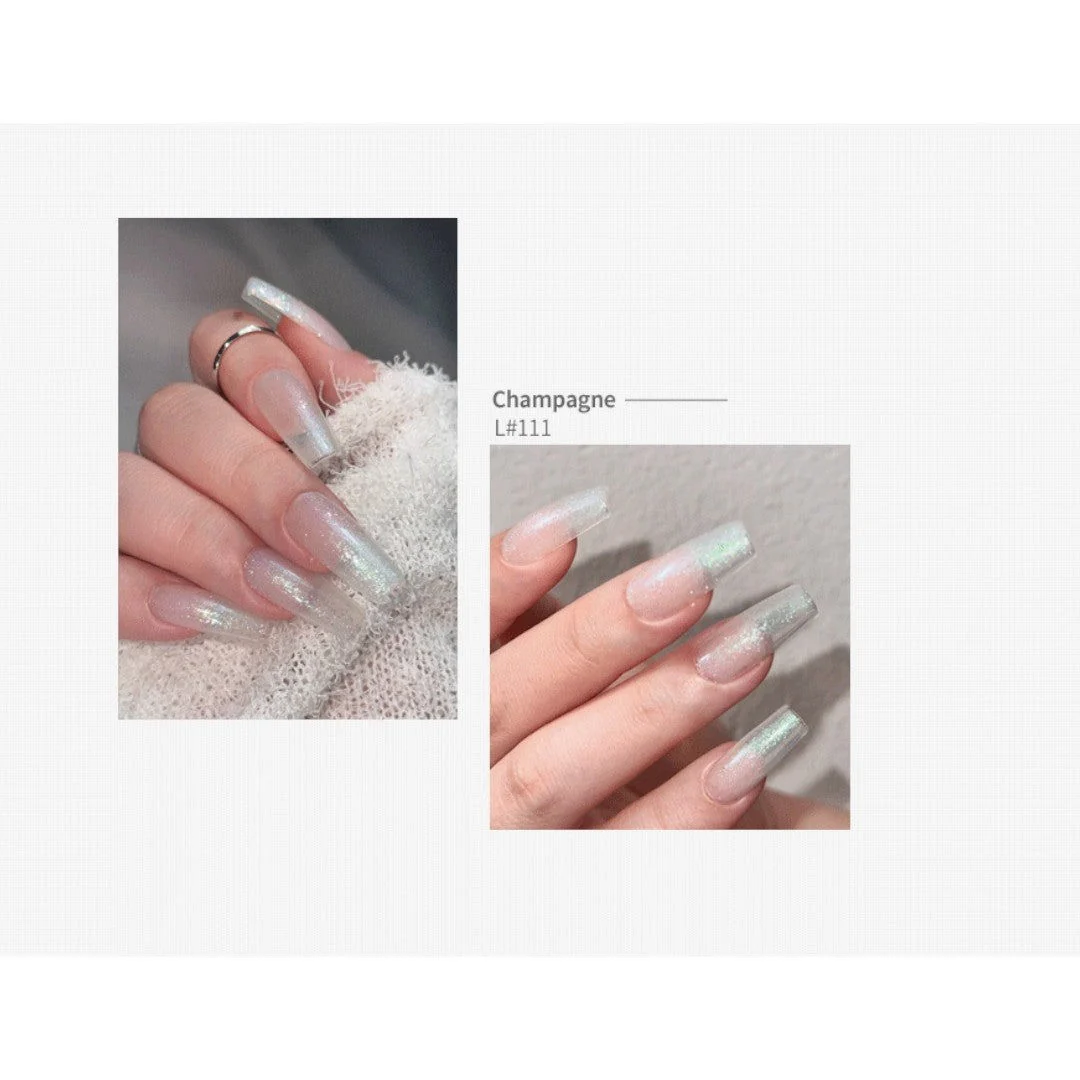Liuhwa Glitter Gel Polish (HEMA-Free) - Champagne Collection #L111-116 (6Pcs) - Image 2