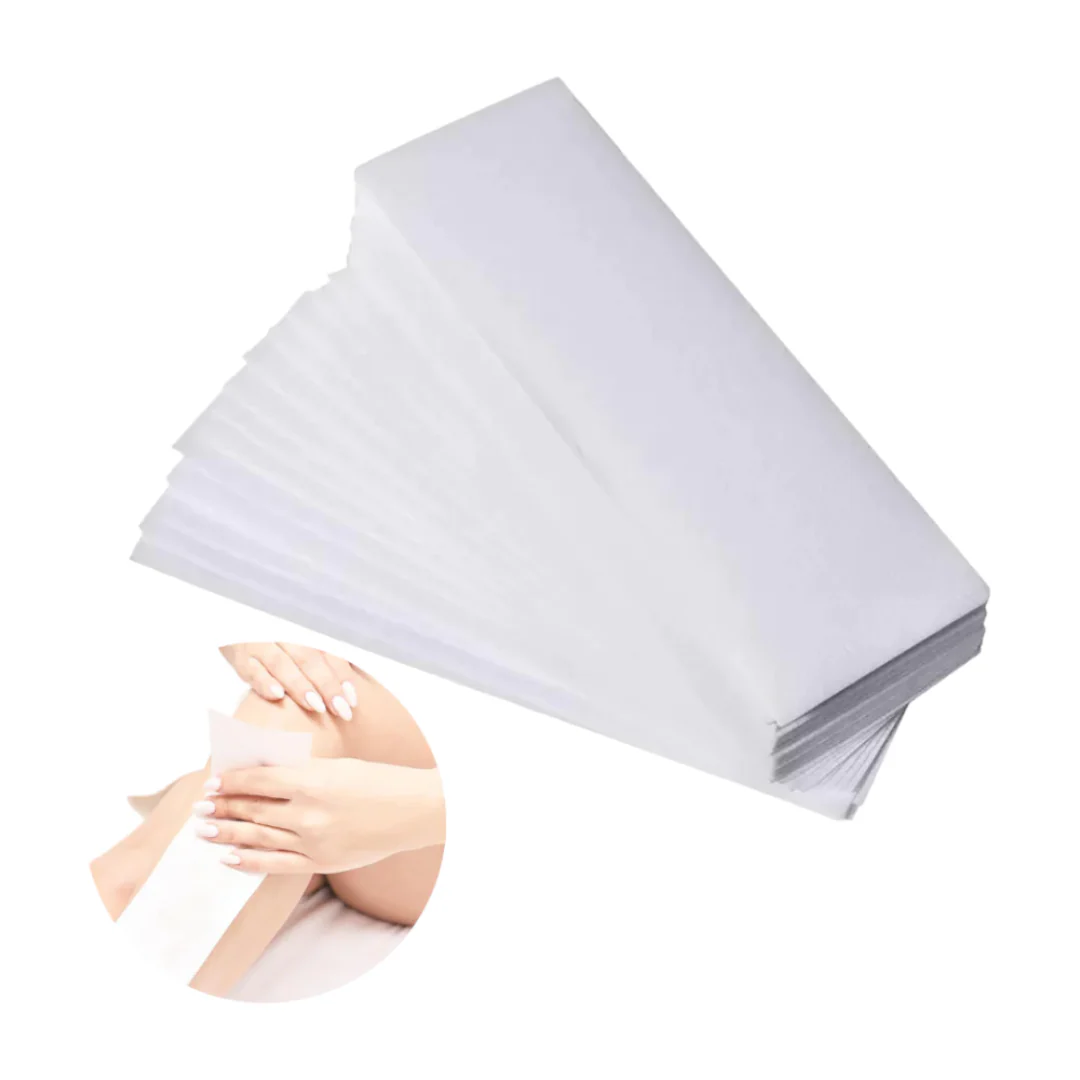 Lotus Wax Strips - Fabric Epilating Pre-cut Soft Finish 3"x9" (100 Strips) - Image 2