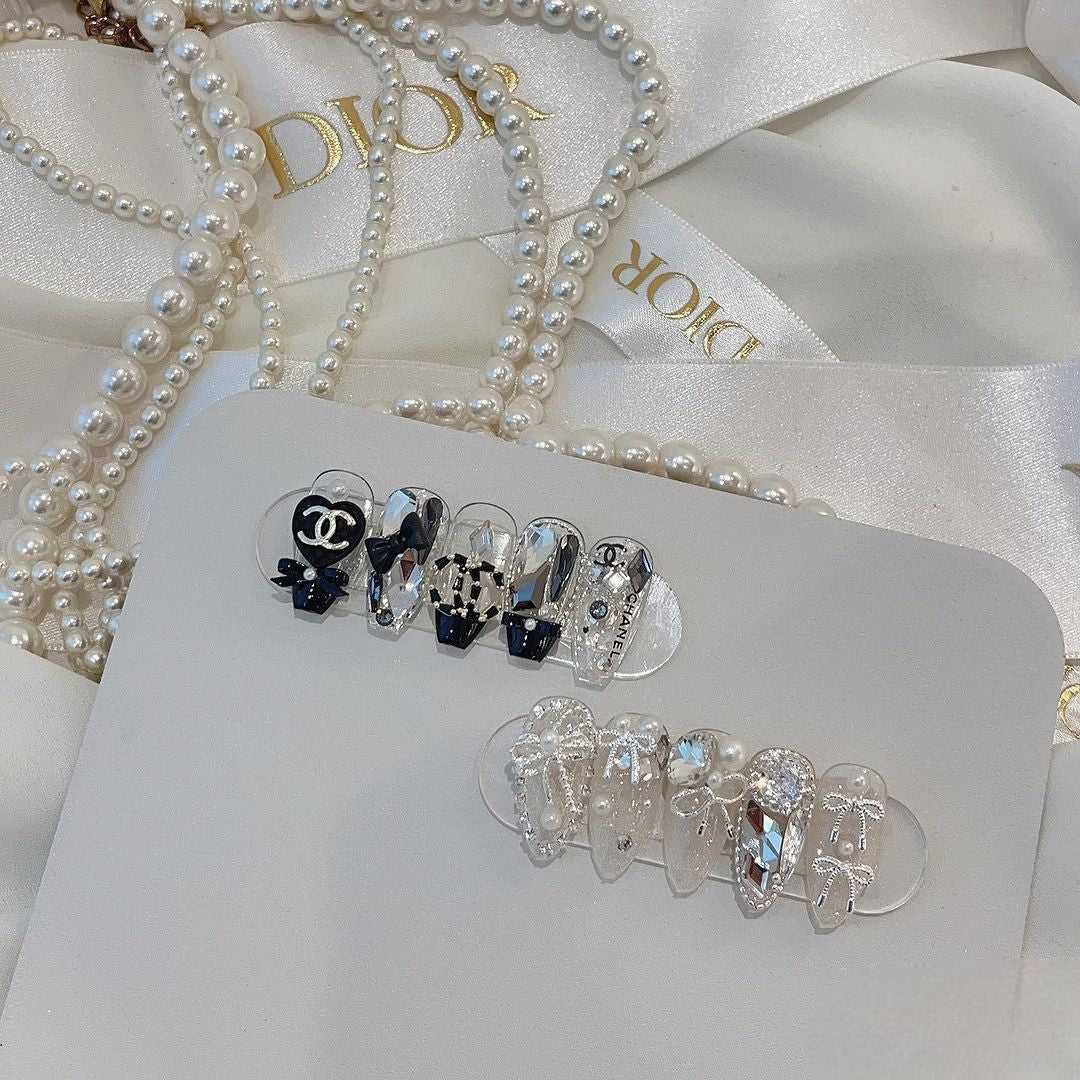 CNBS Nail Charms - Designer Brands 5pcs - Image 2