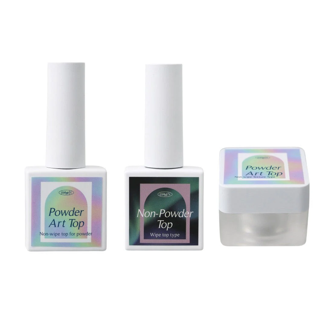 Make.N Powder Art Top Gel 3pc Set