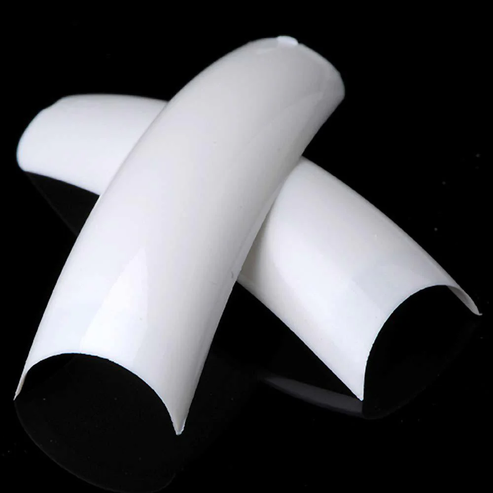 Miss French White Nail Tips - Size #10 (Bag of 50)