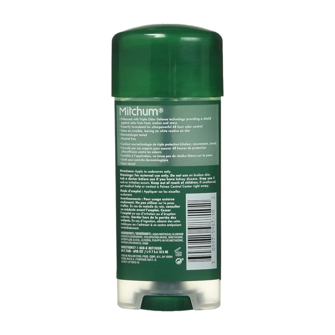 Mitchum Anti-Perspirant & Deodorant Stick - Triple Odor Defense Unscented - Image 2
