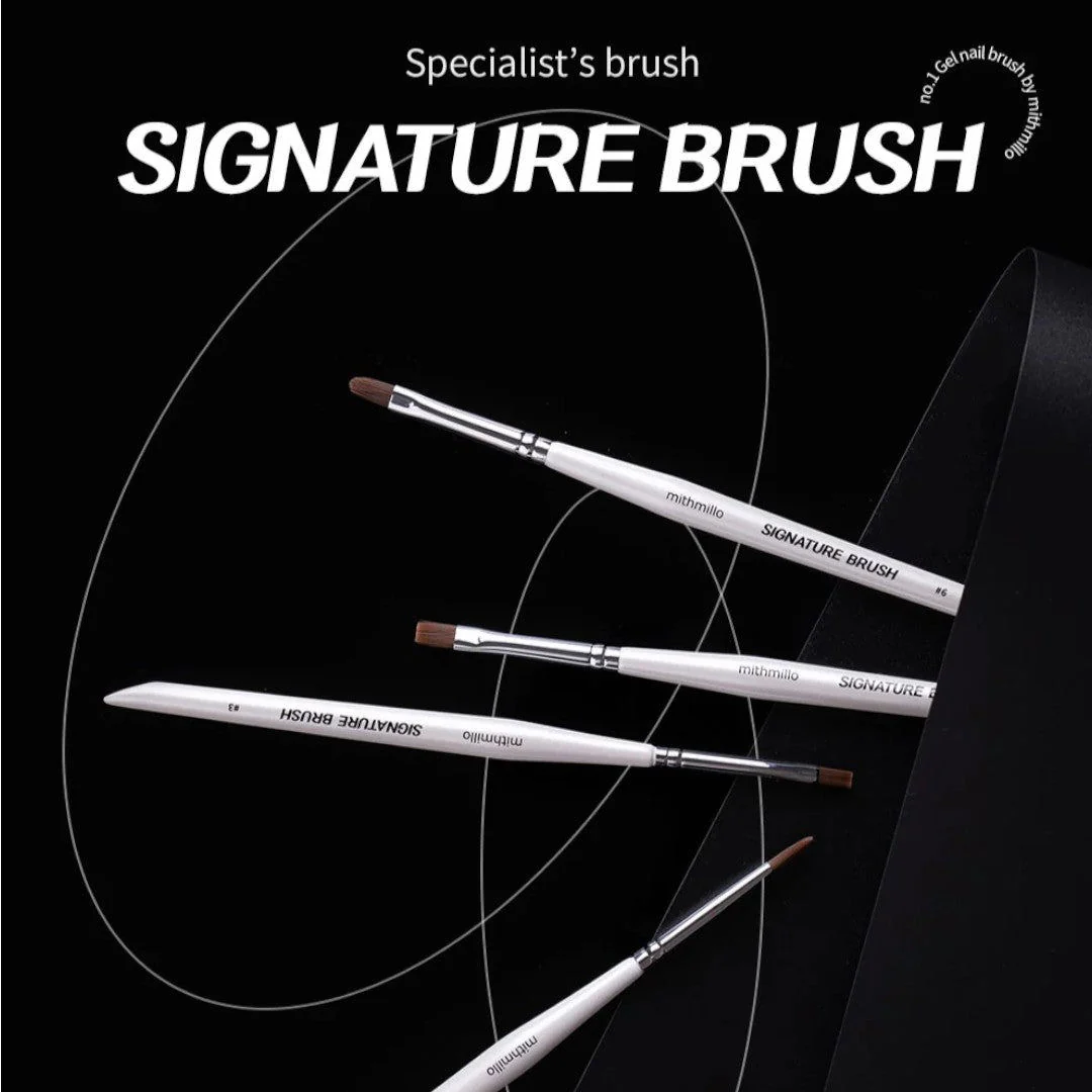 Mithmillo Artistic Signature Gel Brush - Square #5 - Image 3