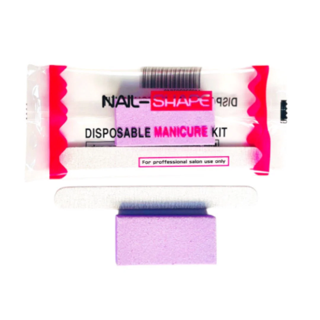 Nail-Shape Disposable Mani Kit 2pcs (Case of 300)