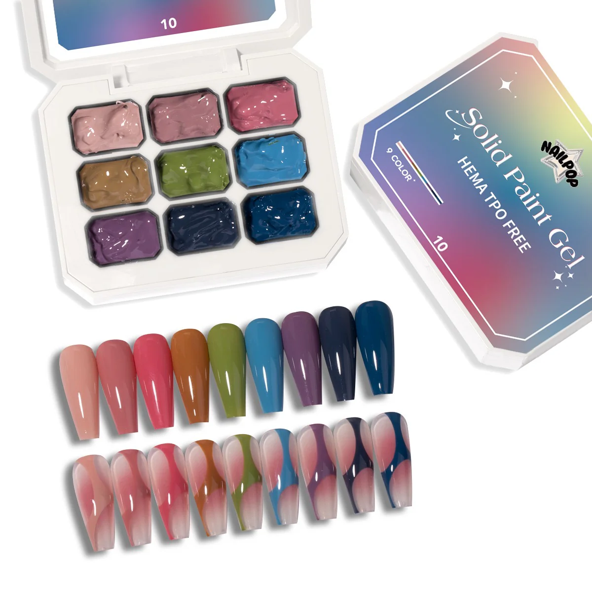 NAILPOP Solid Paint Gel Palette - Image 10