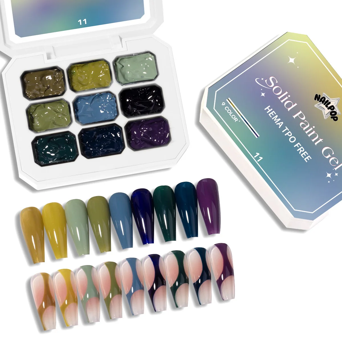NAILPOP Solid Paint Gel Palette - Image 6