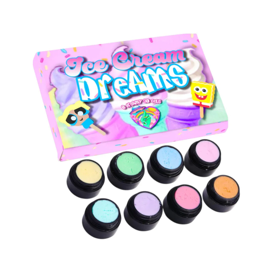 Nailz By Dev Pastel Trippy 3D Sculpting Gel 5mL - Berry Snow Cone - Image 2