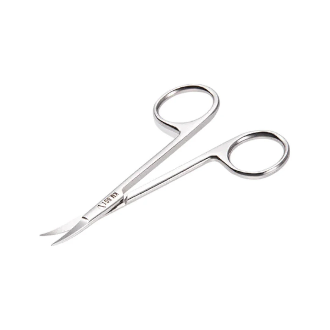 Nghia Stainless Steel Curved Eyebrow Scissors KM-601 - Image 4