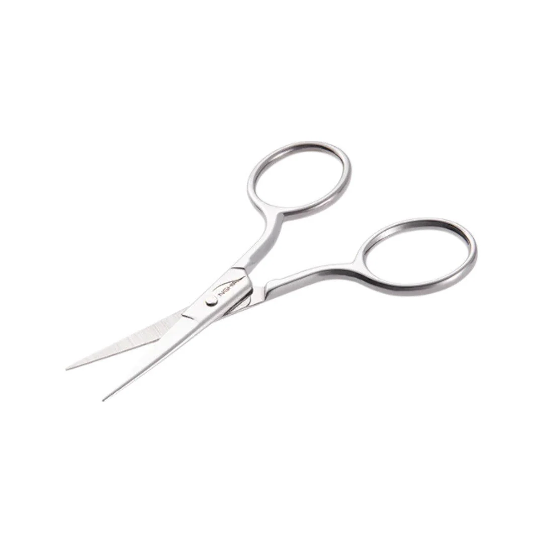 Nghia Stainless Steel Large Blade Eyebrow Scissors KM-605 - Image 2