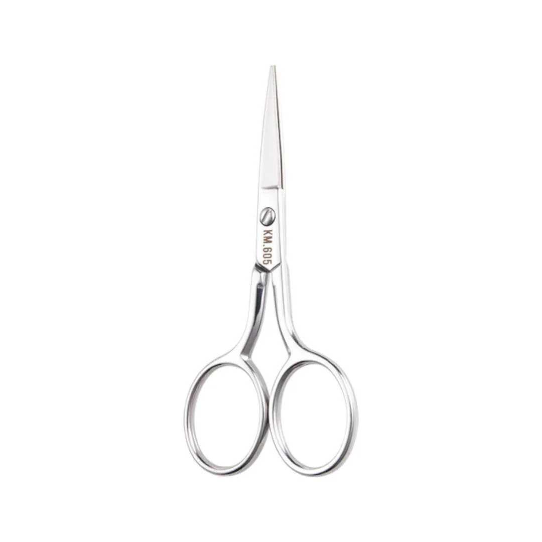Nghia Stainless Steel Large Blade Eyebrow Scissors KM-605 - Image 3