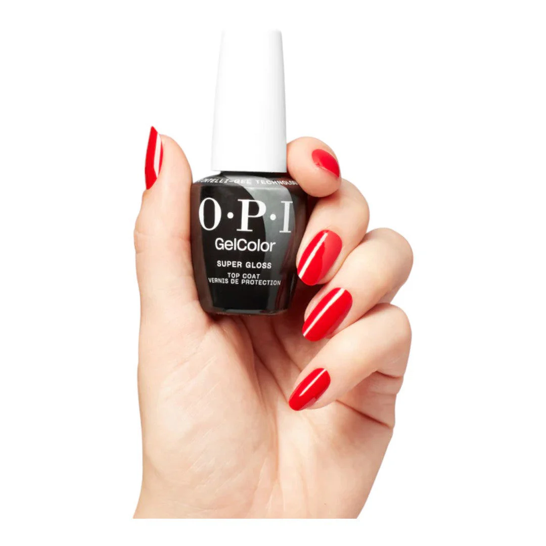 OPI Gel Top Coat - Wipe Super Gloss #GC003-2 - Image 2