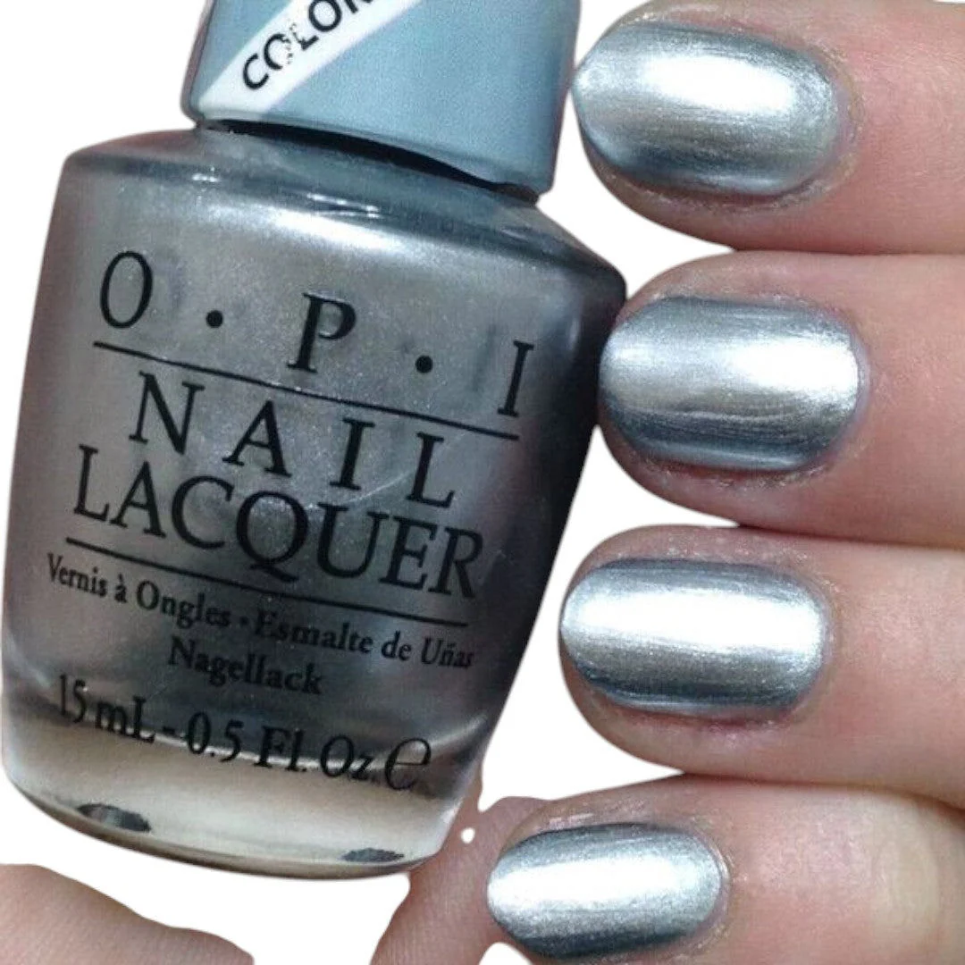 OPI Lacquer - Silver Canvas #NLP19 - Image 2