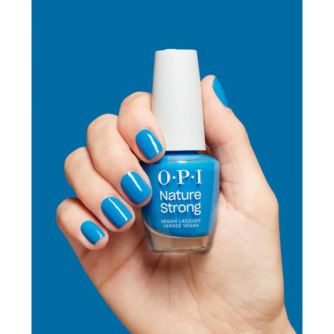 OPI Nature Strong - Fresh As A Blue Daisy #NAT044 - Image 3