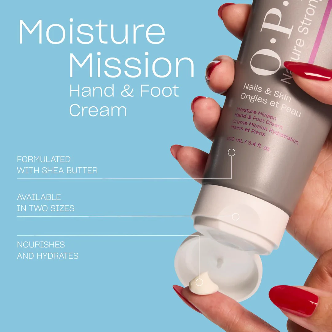 OPI Nature Strong - Moisture Mission Hand & Foot Cream 100Ml - Image 3