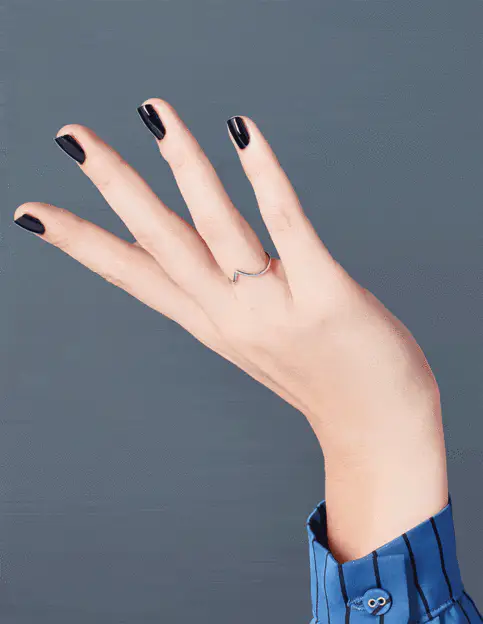 OPI Powder Perfection - Black Onyx #DPT02 - Image 4