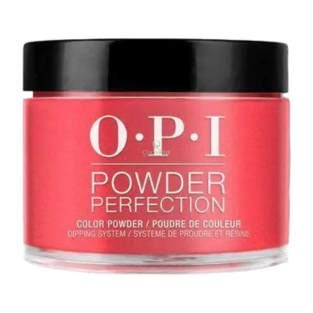 OPI Powder Perfection - Red Hot Rio #DPA70